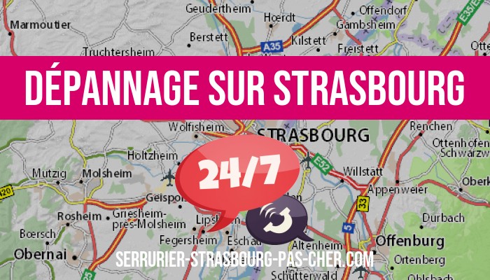 dépannage serrurerie à Strasbourg dès 45€